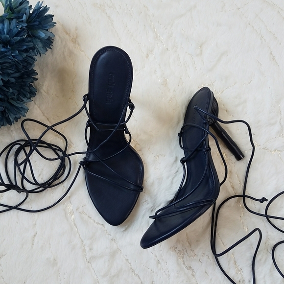 Cult Gaia Soleil Lace Up High Heel Sandals - Picture 2 of 12